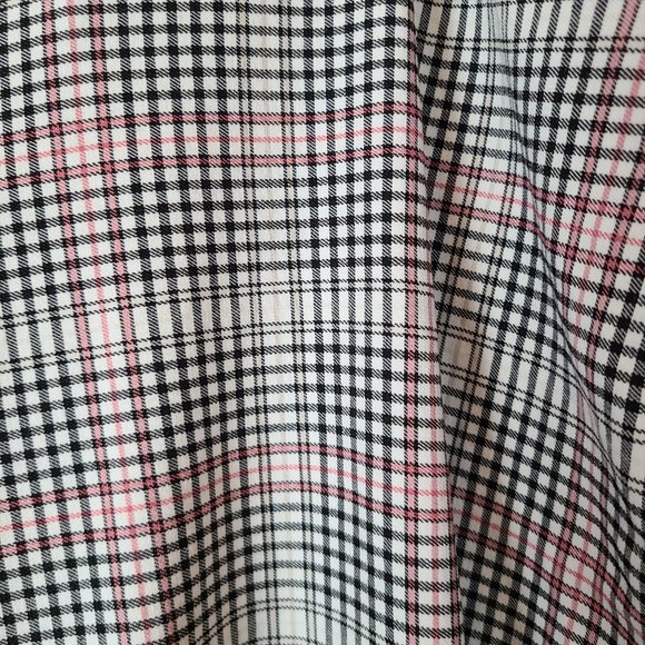 Lane Bryant Plaid Capris - Black, White, Red - Picture 8 of 9